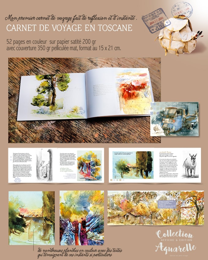 Image de présentation des carnets de voyage en Toscane